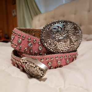 Nocona bling belt